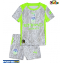Manchester City 3rd trikot Kinder 2025-26 Kurzarm (+ Kurze Hosen)
